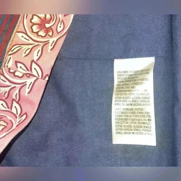 Farm Rio Ainika Charm Overlapped Denim Mini Skirt Size M 28 NWT - Picture 10 of 10